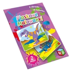Piaskowe malowanki Dinozaury - Multigra