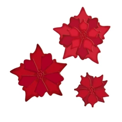 Zestaw wykrojników - Poinsecja 3szt - Dalprint dpCraft