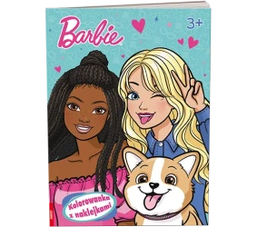 Mattel Barbie. Kolorowanka z naklejkami - praca zbiorowa