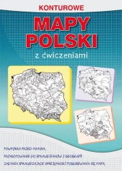 Konturowe mapy Polski z ćwiczeniami w.2018 - Karol Tomczyk