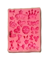 Forma silikonowa kokardki i korony - Galeria Hobby