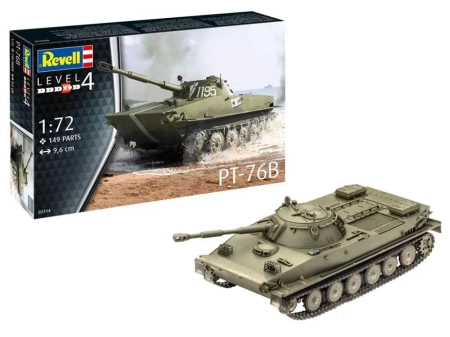 Czołg PT-76b - Revell