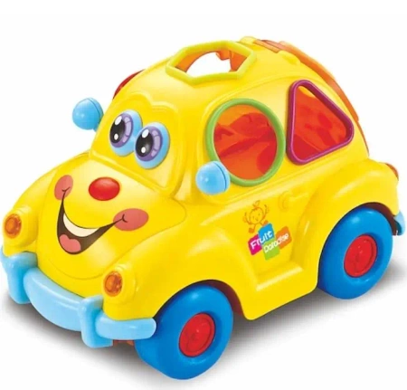 Zabawne auto z muzyką i światłem - Smily Play