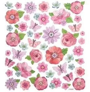 Naklejki kwiaty 46szt - Dalprint dpCraft