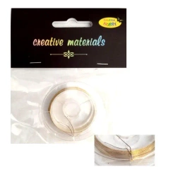 Drut miedziany 0.3mm 10 mb złocisty - Galeria Hobby