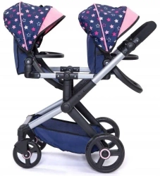 Wózek dla lalek bliźniaków - Bayer Design