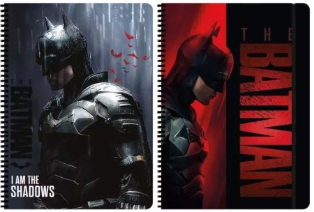 Kołozeszyt A4/80K kratka Batman (5szt) - Beniamin