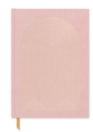 Notatnik A5/160K Suede Dusty Pink - Designworks Ink