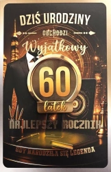 Karnet z wymiennymi rocznikami 60 męska - YEKU