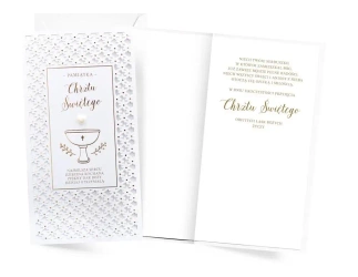 Karnet Chrzest - Kukartka