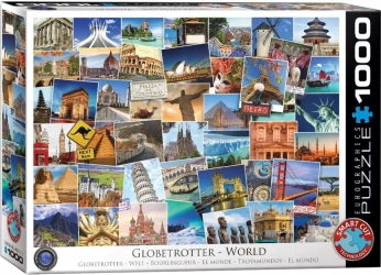 Puzzle 1000 Globetrotter World 6000-0751 - Eurographics