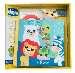 Książeczka sensoryczna z kolorowymi zwierzątkami - Chicco