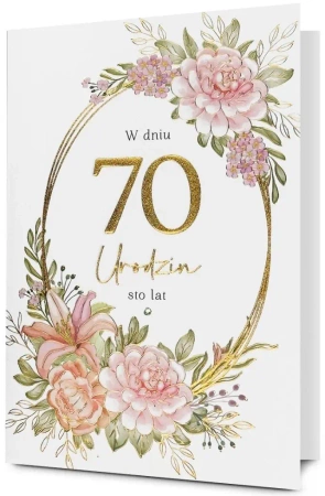 Karnet Urodziny 70 - Pan Dragon