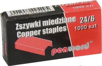 Zszywki miedziane (10x1000szt) - Penword