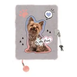 Pamiętnik A5/96K z kłódką Grey york - ST-MAJEWSKI