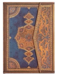 Notatnik linia Safavid Indigo midi - Paperblanks