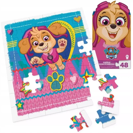 Puzzle Spin Master Paw Patrol 48 elementów Psi Patrol Skye 6067182