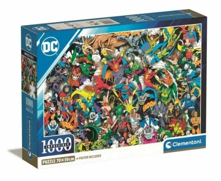 Puzzle 1000 Compact Dc Comics Justice League - Clementoni