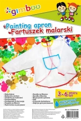 Fartuszek malarski 3-6 lat transparentny - Gimboo