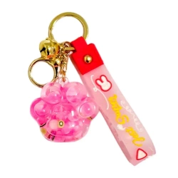 Brelok łapka. Różowy - MCD