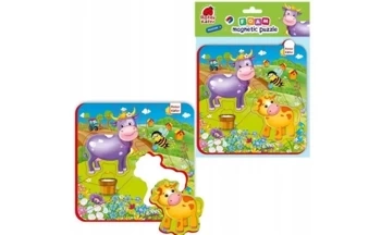 Miękkie magnetyczne puzzle Koń i Świnki - Roter Kafer