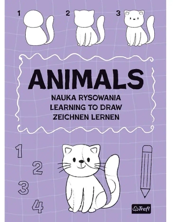 Zwierzęta. Nauka rysowania - Praca zbiorowa