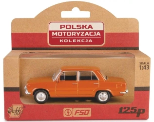 Kolekcja PRL Fiat 125p brązowy - Daffi