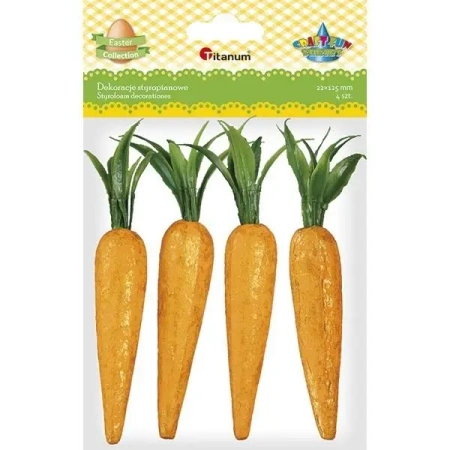 Marchewki styropianowe 22x125mm 4szt - Titanum