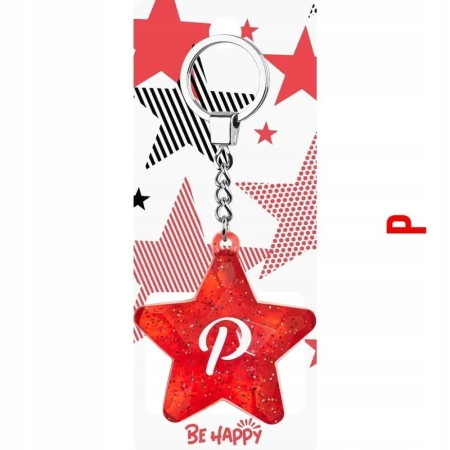 Brelok Gwiazdka P - Be-Happy Gifts