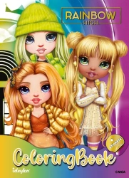 Kolorowanka z naklejkami Rainbow High ColoringBook - Ideyka