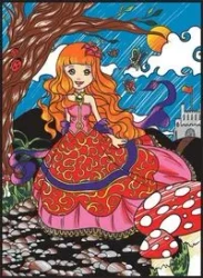 Kolorowanka Welwetowa Colorvelvet 47x35 cm Żyrafa + 12 flamastrów Carioca - Stepp Sp.z.o.o