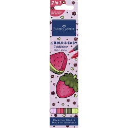 Pisak Goldfaber dwustronny 8 pisaków + akcesoria - Faber Castell