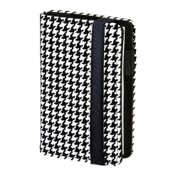 Notes A6 na gumkę kratka biało-czarny NP-60MD - I-DROPS