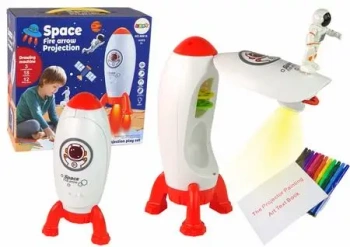 Projektor kosmiczny z 18 slajdami - Leantoys
