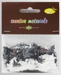 Elementy z folii choinki srebrne 15g - Galeria Hobby