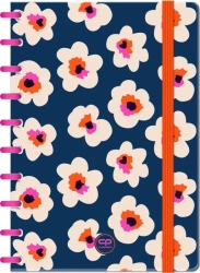 Kołobrulion B5 Flores Nina z gumką 100 kartek - PATIO