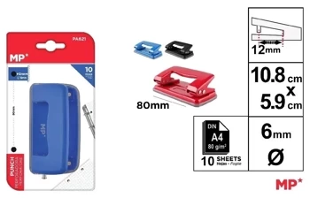 Dziurkacz 10.8x5.9cm MIX - MP Main Paper