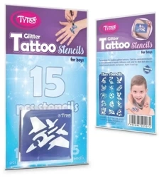 Tytoo. Szablony tatuaży - odważny 15szt - Dante