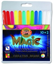 Flamastry Magic 10+2 kolory - Koh-I-Noor