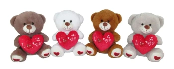 Miś Love 25cm MIX - Sun-Day