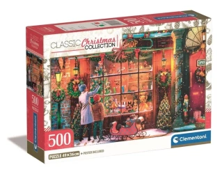 Puzzle 500 Compact Christmas Collection - Clementoni