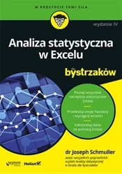 Analiza statystyczna w excelu dla bystrzaków wyd. 4 - Joseph Schmuller