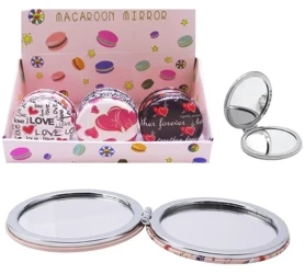 Lusterko okrągłe otwierane serca MIX - Trifox