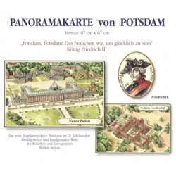 Potsdam. Panorama. Mapa pamiątkowa - PRACA ZBIOROWA