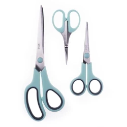 Zestaw uniwersalnych nożyczek soft grip 3szt - Dalprint dpCraft