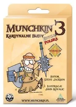 Munchkin 3 Kardynalne Błędy BLACK MONK - Steve Jackson