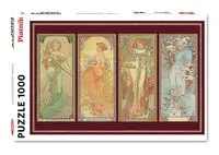 Puzzle metalizowane Mucha, Cztery pory roku 1000 - Piatnik