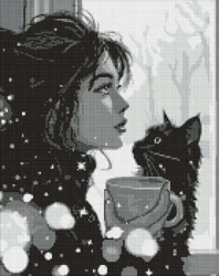 Diamentowa mozaika - Poranna cisza 40x50cm - Ideyka