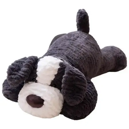 Maskotka przytulanka ciemno szara 30cm - Leantoys