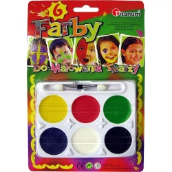 Farby do malowania twarzy 6 kolorów - Titanum